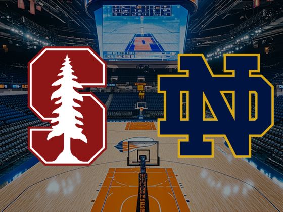 Stanford Cardinal at Notre Dame Fighting Irish Basketball